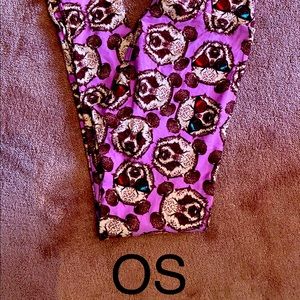 Unicorn panda with glasses Lularoe Leggings